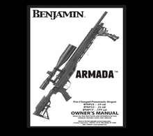 Lade das Bild in den Galerie-Viewer, Benjamin Armada Pre-Charged Pneumatic Airgun Owner's Manual (BTAP17 .177, BTAP22 .22 & BTAP25 .25 Cal) – Instant PDF Download