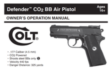 Load image into Gallery viewer, Colt Defender .177 CO2 BB Air Pistol Owners Manual – Instant PDF Download