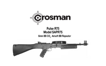 Load image into Gallery viewer, Crosman Pulse R75 Model SAPR75 6mm BB CO2 Airsoft BB Repeater Rifle Owners Manual – Instant PDF Download