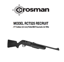 Cargar imagen en el visor de la galería, Crosman Recruit Model RCT525 .177 Caliber (4.5mm) Pellet/BB Pneumatic Air Rifle Owners Manual – Instant PDF Download
