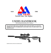 Load image into Gallery viewer, Air Arms S410 TDR Airgun Air Rifle Gun Pistol Owners Manual Instant Download #AirArms