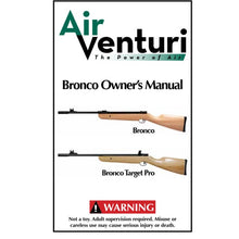 Load image into Gallery viewer, Air Venturi Bronco Air Rifle Gun Owners Manual