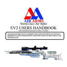 Load image into Gallery viewer, Air Arms Ev2a Airgun Air Rifle Gun Pistol Owners Manual Instant Download #AirArms