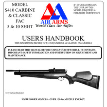 Load image into Gallery viewer, Air Arms Airgun Air Rifle Gun Pistol Owners Manuals Firearms Weapons Complete Set
