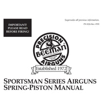 Load image into Gallery viewer, Beeman  Airgun Air Rifle Gun Pistol Owners Manuals Firearms Weapons Complete Set SPORTSMAN SERIES