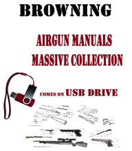 Load image into Gallery viewer, Browning Air Rifle Gun Owners Manuals Exploded Diagrams Service Maintenance And Repair