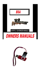 Cargar imagen en el visor de la galería, BSA Air Rifle Gun Owners Manuals Exploded Diagrams Service Maintenance And Repair