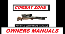 Load image into Gallery viewer, Combat Zone Stryker Pistol Air Rifle Gun Owners Manuals