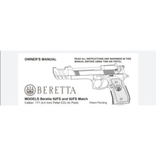 Load image into Gallery viewer, Walther Air Rifle Gun Owners Manuals Exploded Diagrams Service Maintenance And Repair