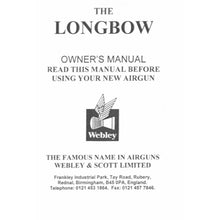 Load image into Gallery viewer, Webly Scott Air Rifle Gun Owners Manuals Exploded Diagrams Service Maintenance And Repair