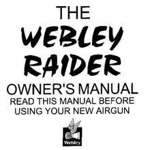 Load image into Gallery viewer, Webly Scott Air Rifle Gun Owners Manuals Exploded Diagrams Service Maintenance And Repair