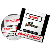 Load image into Gallery viewer, Benjamin Airgun Air Rifle Gun Pistol Owners Manuals Firearms Weapons Complete Set