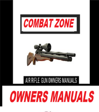 Load image into Gallery viewer, Combat Zone Stryker Pistol Air Rifle Gun Owners Manuals