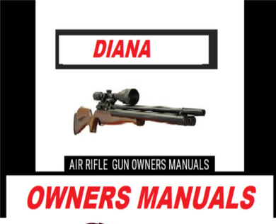 Diana Air Rifle Gun Owners Manuals Exploded Diagrams Service Maintenance And Repair