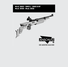 Lade das Bild in den Galerie-Viewer, Anschütz 2002 / 2002 L / 2002 D.R.T / 220 / Mod. 2025 Owner's Manual, Exploded Diagram &amp; Compressed Air Modification – Instant PDF Download

