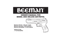 Lade das Bild in den Galerie-Viewer, Beeman Model 2004 Air Pistol Owner's Manual – Instant PDF Download
