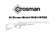 Load image into Gallery viewer, Crosman G1 Xtreme Model CS1K77KTBX .177 Cal Spring Air Rifle Owners Manual (English &amp; Spanish) – Instant PDF Download
