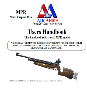 Air Arms MPR Multi Purpose Model Airgun Air Rifle Gun Pistol Owners Manual Instant Download #AirArms