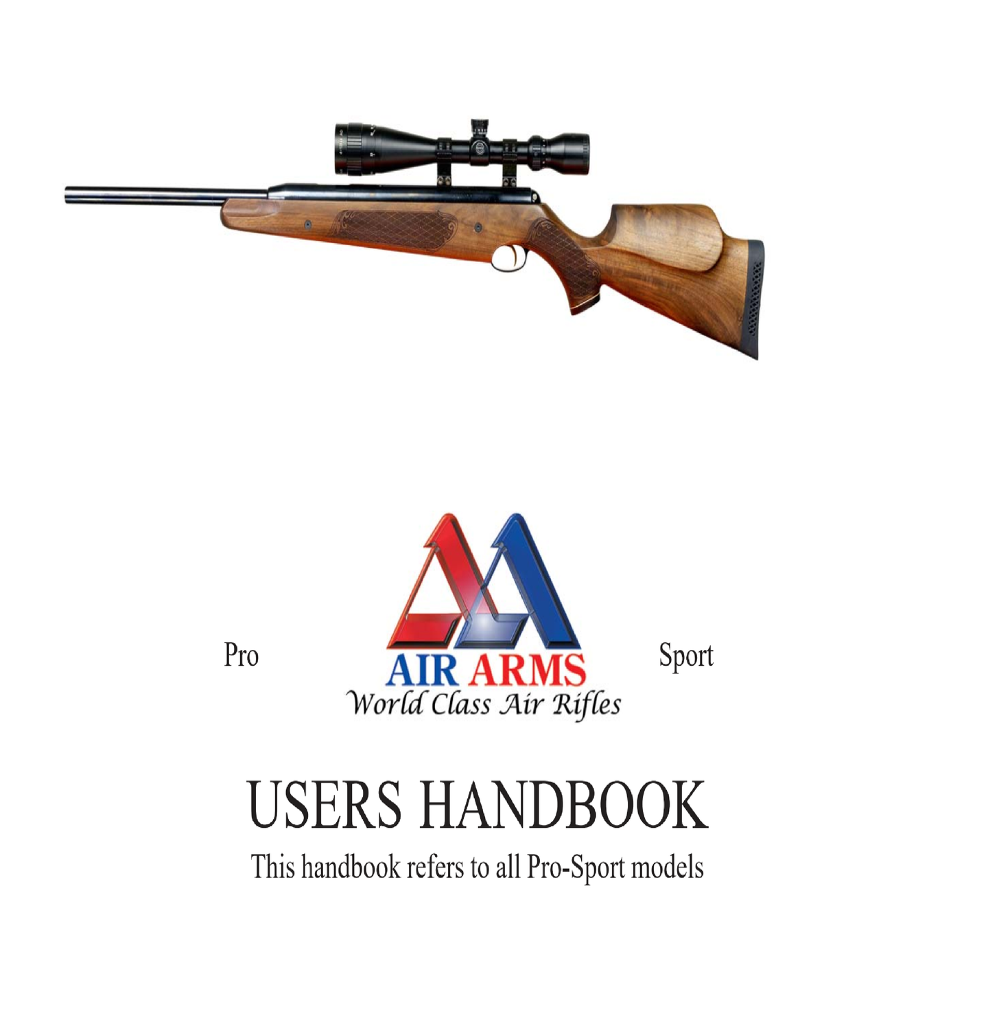 Air Arms Pro Sport  Airgun Air Rifle Gun Pistol Owners Manual Instant Download #AirArms