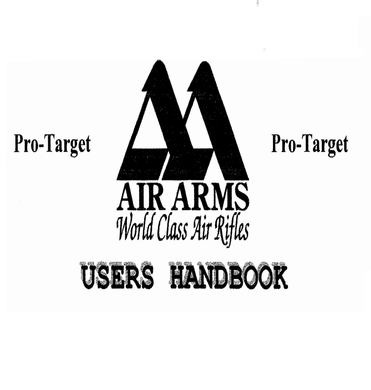 Air Arms Pro Target Users Handbook Airgun Air  Rifle Gun Owners Manual Instant Download #AirArms