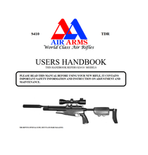 Lade das Bild in den Galerie-Viewer, Air Arms S410 TDR Airgun Air Rifle Gun Pistol Owners Manual Instant Download #AirArms
