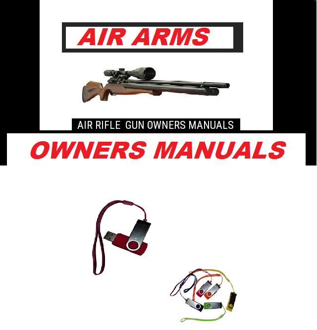 Air Arms Airgun Air Rifle Gun Pistol Owners Manuals Firearms Weapons Complete Set
