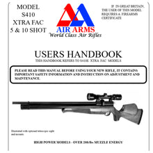 Lade das Bild in den Galerie-Viewer, Air Arms Airgun Air Rifle Gun Pistol Owners Manuals Firearms Weapons Complete Set
