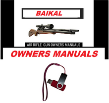Cargar imagen en el visor de la galería, Baikal Airgun Air Rifle Gun Pistol Owners Manuals Firearms Weapons Complete Set USB
