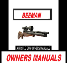 Lade das Bild in den Galerie-Viewer, Beeman  Airgun Air Rifle Gun Pistol Owners Manuals Firearms Weapons Complete Set

