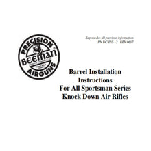 Lade das Bild in den Galerie-Viewer, BARREL INSTALLATION Beeman  Airgun Air Rifle Gun Pistol Owners Manuals Firearms Weapons Complete Set
