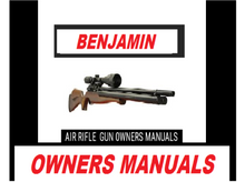 Cargar imagen en el visor de la galería, Benjamin Airgun Air Rifle Gun Pistol Owners Manuals Firearms Weapons Complete Set
