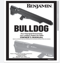 Cargar imagen en el visor de la galería, BULLDOG Benjamin Airgun Air Rifle Gun Pistol Owners Manuals Firearms Weapons Complete Set

