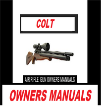 Cargar imagen en el visor de la galería, Colt  Airgun Air Rifle Gun Pistol Owners Manuals Firearms Weapons Complete Set
