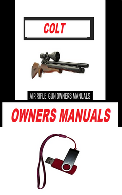 Colt  Airgun Air Rifle Gun Pistol Owners Manuals Firearms Weapons Complete Set