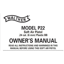 Cargar imagen en el visor de la galería, Walther Air Rifle Gun Owners Manuals Exploded Diagrams Service Maintenance And Repair
