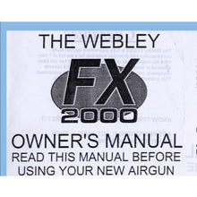 Lade das Bild in den Galerie-Viewer, Webly Scott Air Rifle Gun Owners Manuals Exploded Diagrams Service Maintenance And Repair
