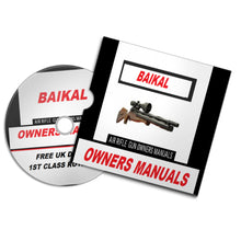 Cargar imagen en el visor de la galería, Baikal Airgun Air Rifle Gun Pistol Owners Manuals Firearms Weapons Complete Set DISC
