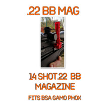 Cargar imagen en el visor de la galería, .22 BB MAG 14 Shot Magazine For BSA Gamo Phox Air Rifle Gun
