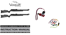Cargar imagen en el visor de la galería, Air Venturi Halestorm &amp; Halestorm-10 PCP Air Rifle Air Rifle Gun Owners Manual USB
